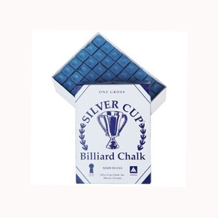 Blue Silver Cup Chalk Box of 144pcs